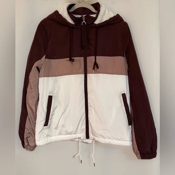 Fleece Sherpa Lined Jacket / Reserve Fairfax / Plum / L / NWT - Picture 4 of 15